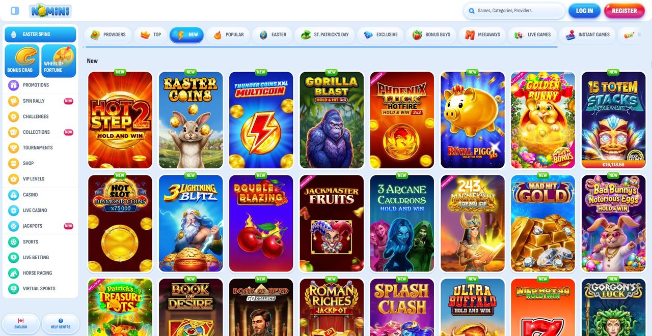 Nomini Casino - Oficiālā Tiešsaistes Kazino Vietne Latvijā Casino